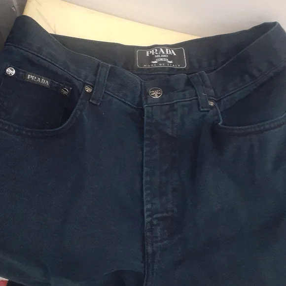 Prada Boot Cut Denim Jean's Pants 32 / 32 - Picture 5 of 16